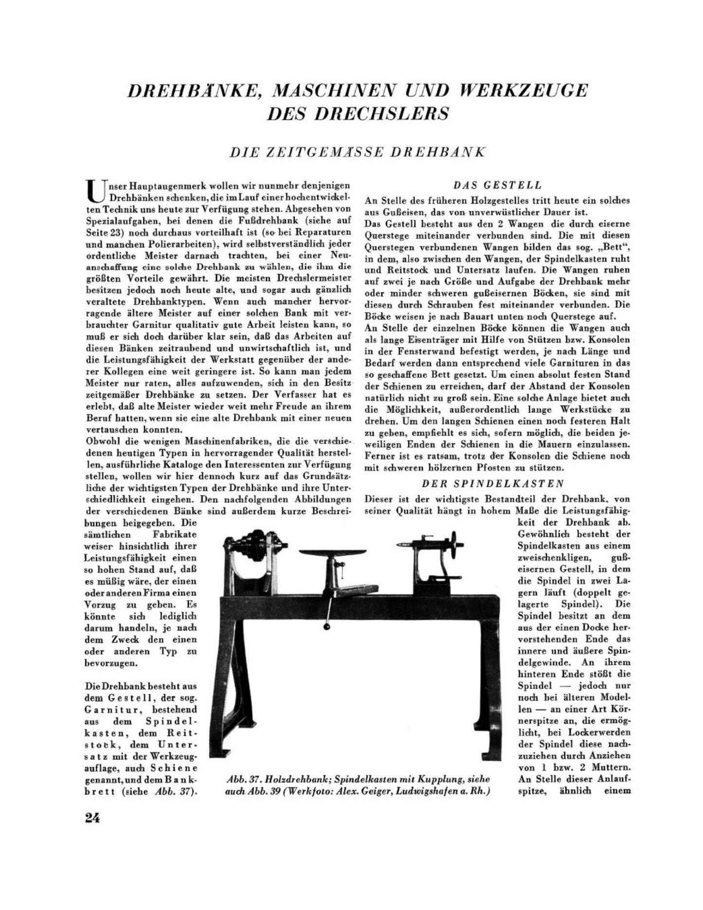 Buch „Das Drechselwerk“ von Fritz Spannagel