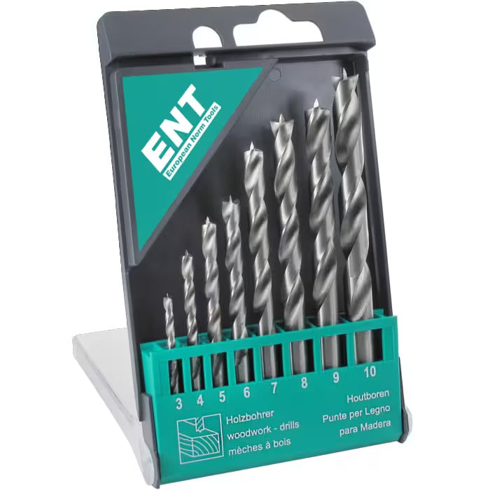 ENT Holzspiralbohrer-Set 3-10mm