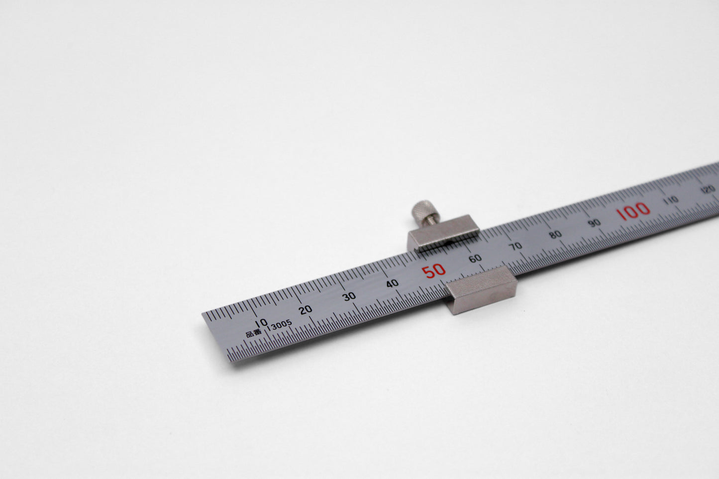 Shinwa steel ruler with stop 150mm