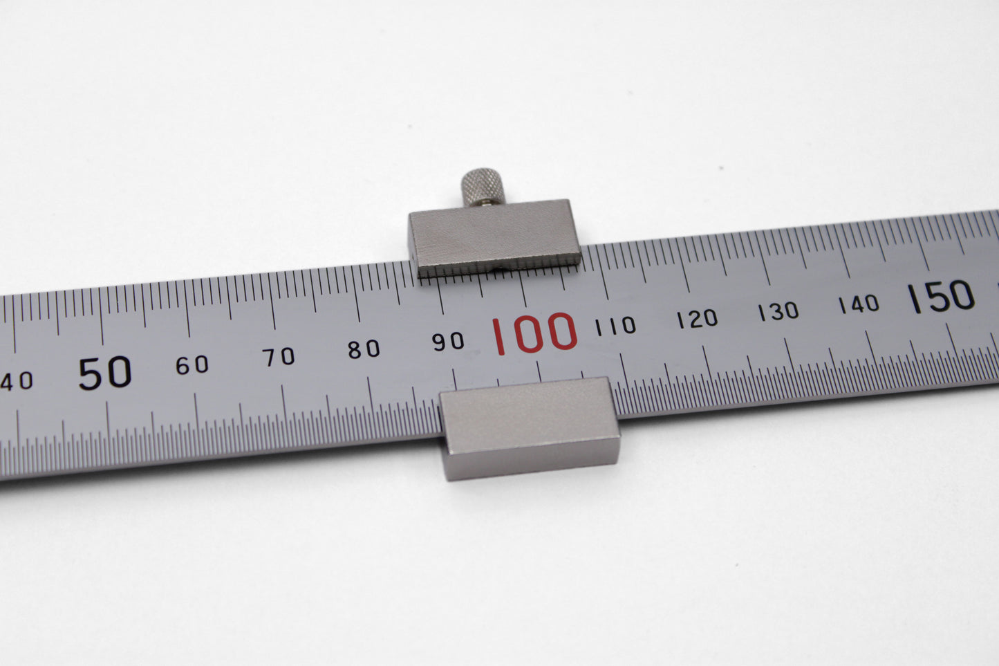 Shinwa steel ruler with stop 300mm
