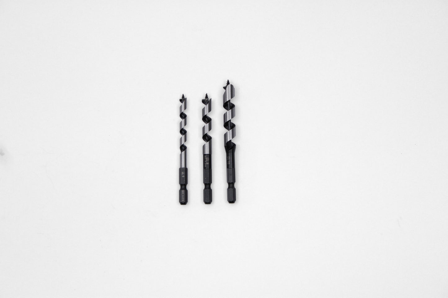 Star-M short auger drill bits set of 3 6, 8, 10 mm