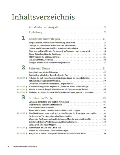 Buch „Die Grundlagen des Möbelbaus“ von Mike Pekovich