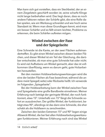 Buch „Einfach scharf" von Christopher Schwarz