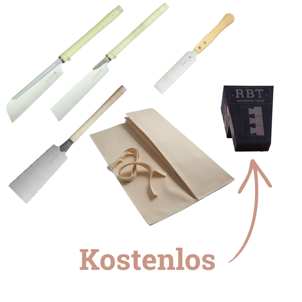 4er Set Japansägen inkl. Etui von Gyokucho & kostenloser Zinkenführung
