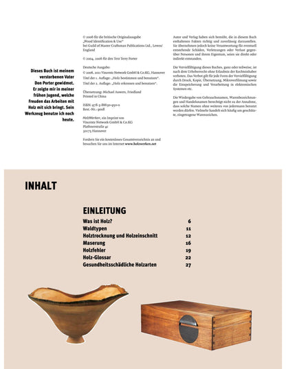 Buch „Holz erkennen und benutzen" von Terry Porter