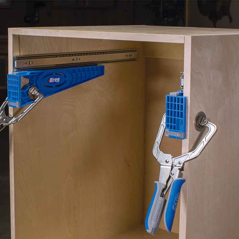 Kreg Schubladenauszug-Montagehilfe im Einsatz