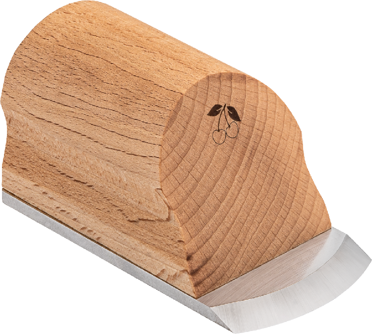 Kirschen Handhobel Flatfix - gerade oder runde Schneide