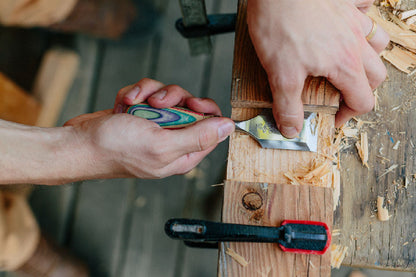 Kirschen Kurzbeitel mit Skateboardheft - 35mm mit und ohne Holster