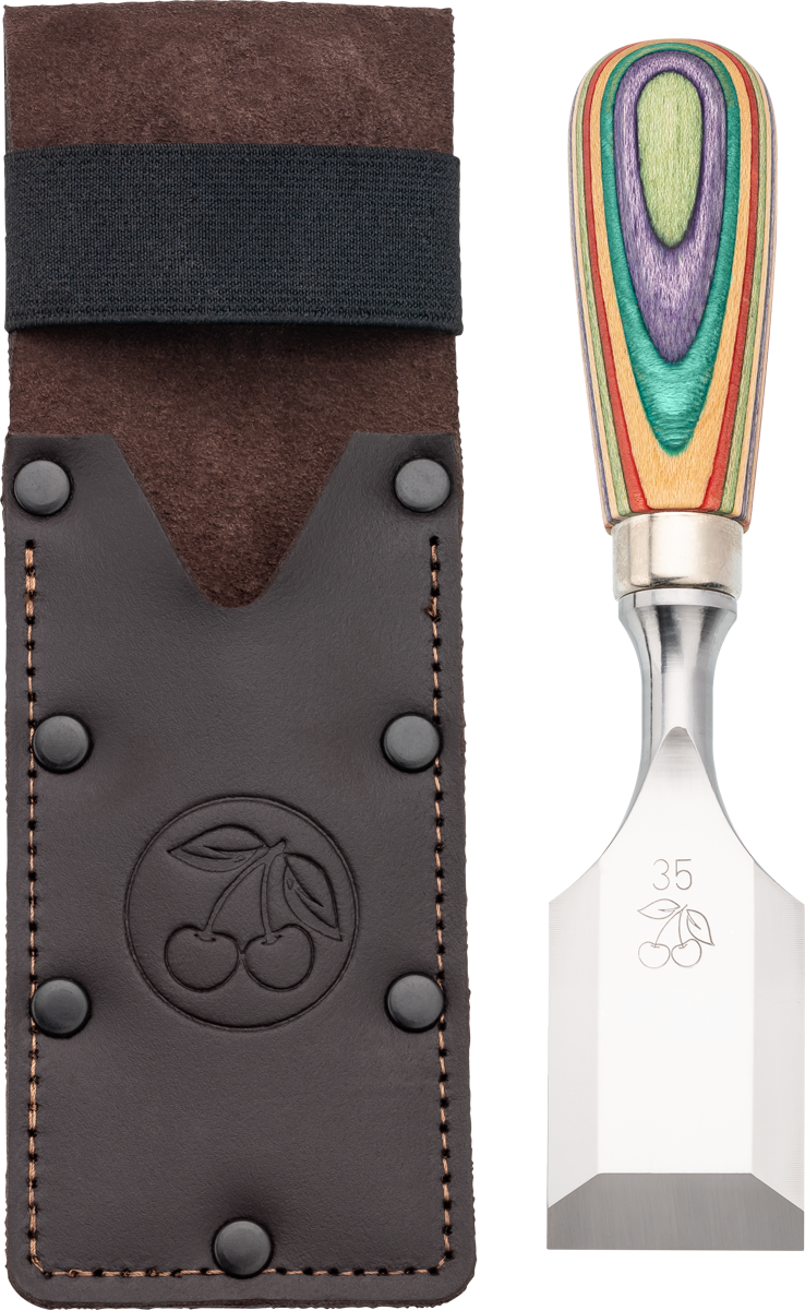 Kirschen Kurzbeitel mit Skateboardheft - 35mm mit und ohne Holster