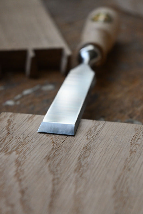 Kirschen Zinkenbeitel Set mit Anreißmesser und Holzkiste