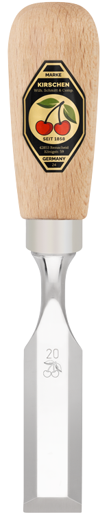 Kirschen Kurzbeitel mit Rotbuchenheft