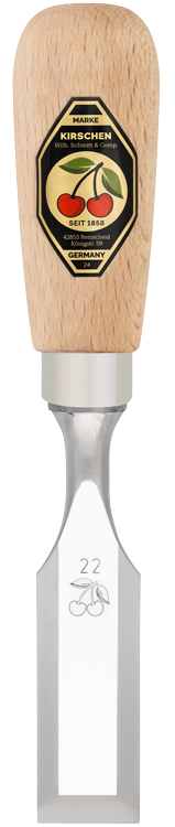 Kirschen Kurzbeitel mit Rotbuchenheft