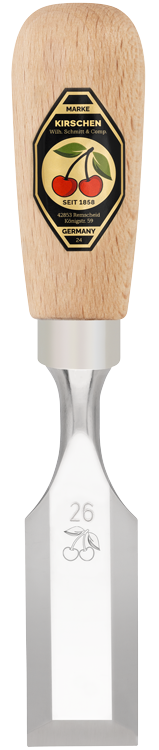 Kirschen Kurzbeitel mit Rotbuchenheft