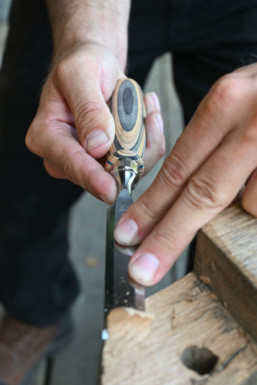Kirschen Stechbeitel mit Skateboardheft (W.I.N.A.C.)