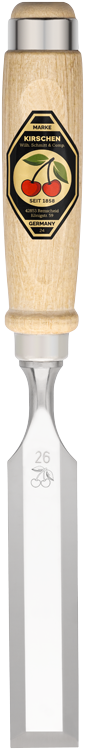 Kirschen Stechbeitel mit Weißbuchenheft (3-45mm)