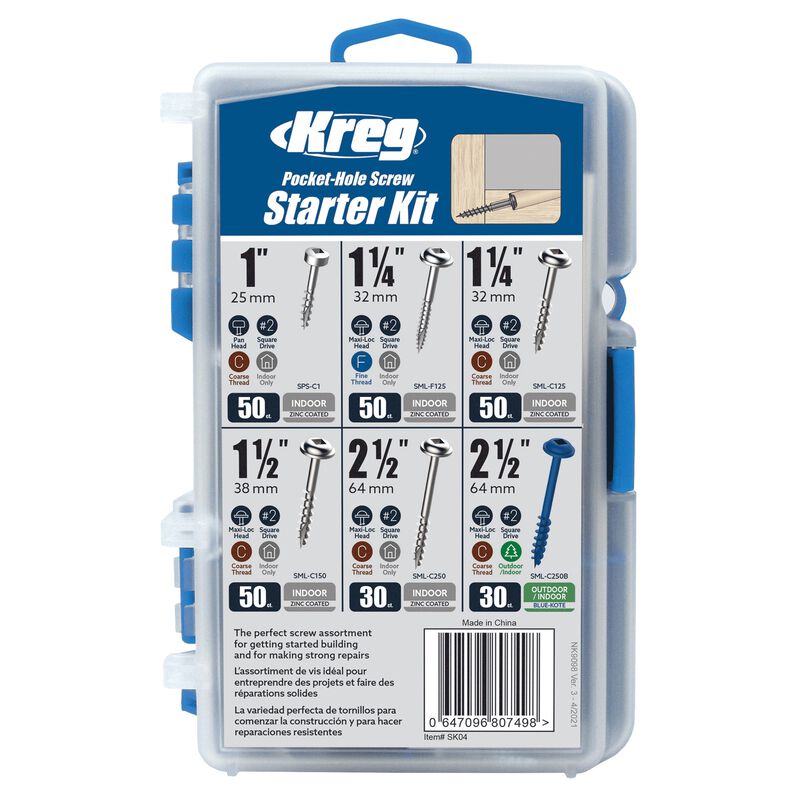 Kreg Schrauben-Starter-Set SK04