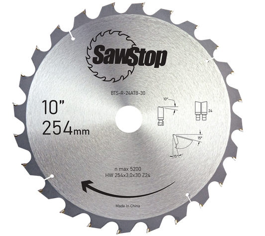 SawStop Kreissägeblatt HW 254x3,0x30 W24