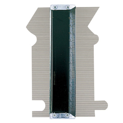 Shinwa Konturenlehre aus Edelstahl 150mm