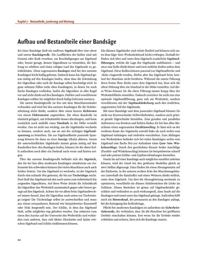 Buch „Stationärmaschinen Bandsäge" von Guido Henn