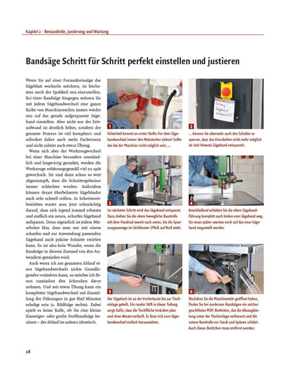 Buch „Stationärmaschinen Bandsäge" von Guido Henn