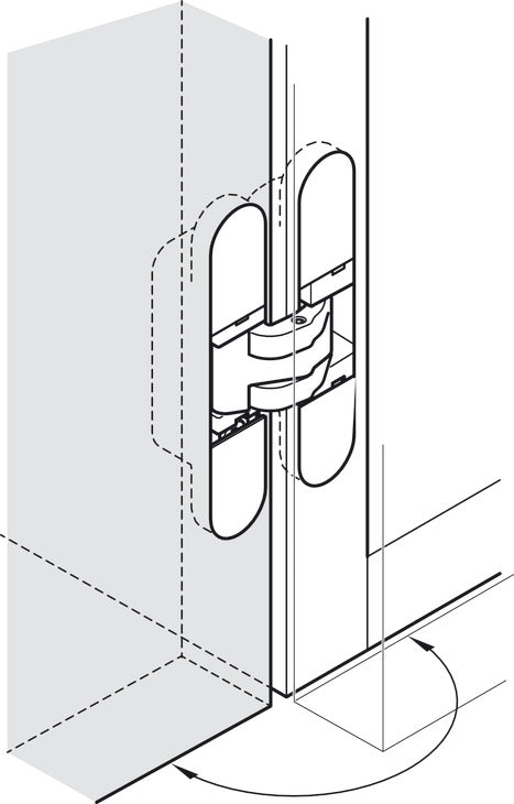 Verdecktes Scharnier Häfele/Kubikina