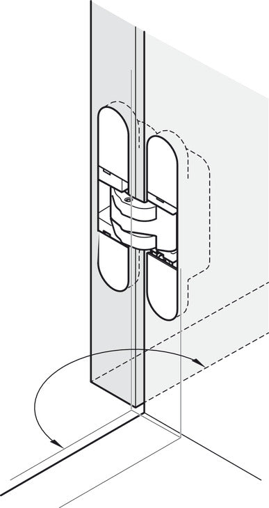 Verdecktes Scharnier Häfele/Kubikina